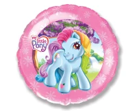 Foil balloon 18" FX - Pony (round),  unpacked (flat)